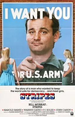 Stripes (1981) original movie poster for sale at Original Film Art - Vintage Movie Posters