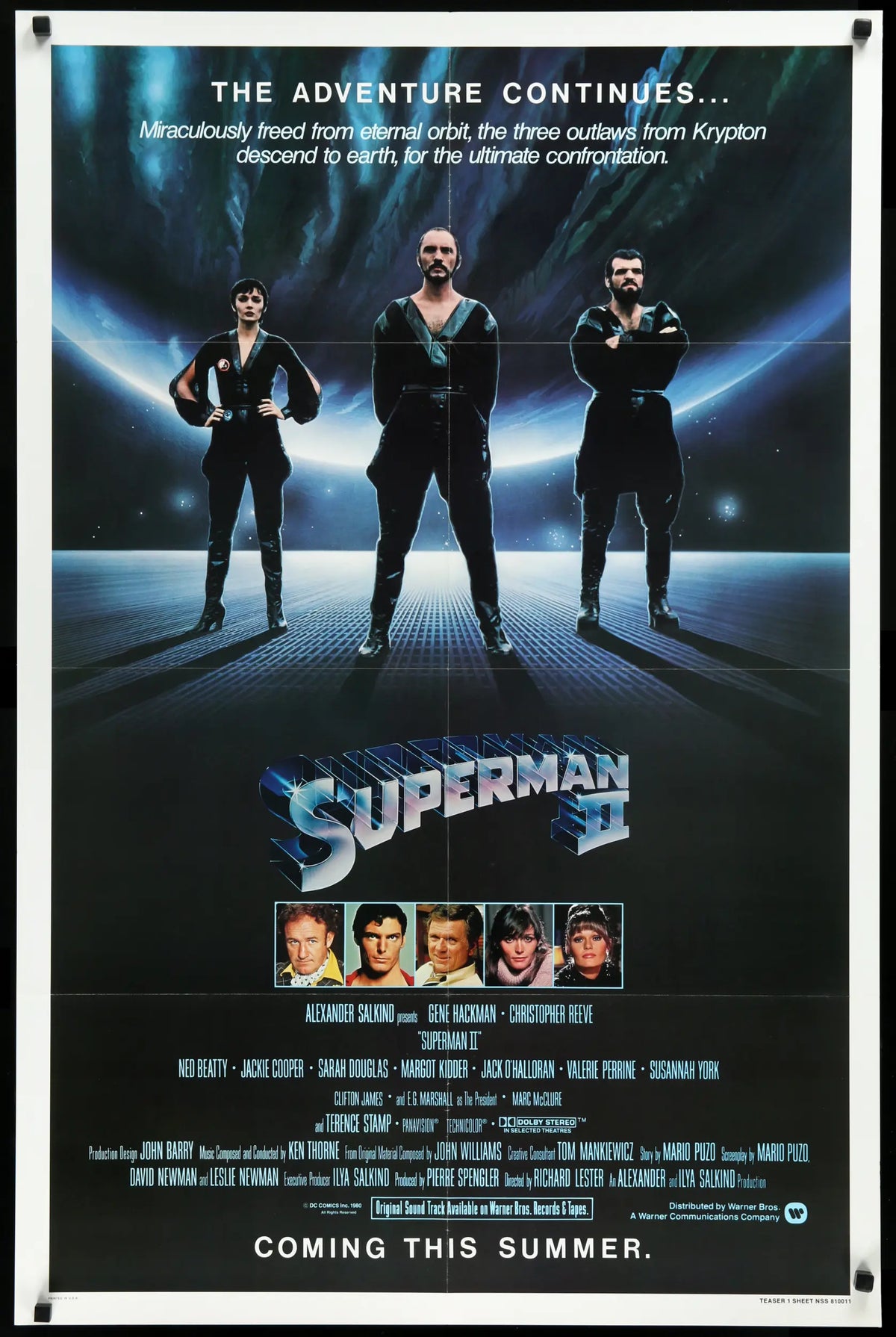 Superman II (1980) original movie poster for sale at Original Film Art