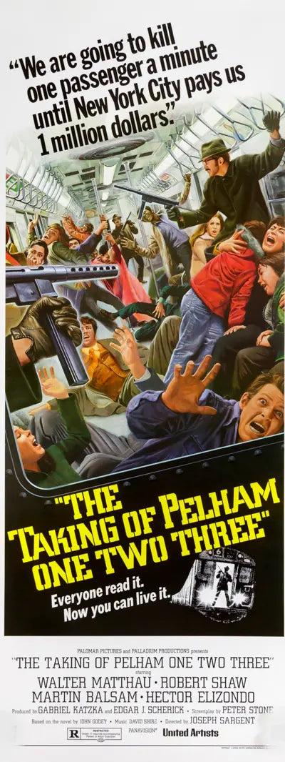 Taking of Pelham One Two Three (1974) original movie poster for sale at Original Film Art