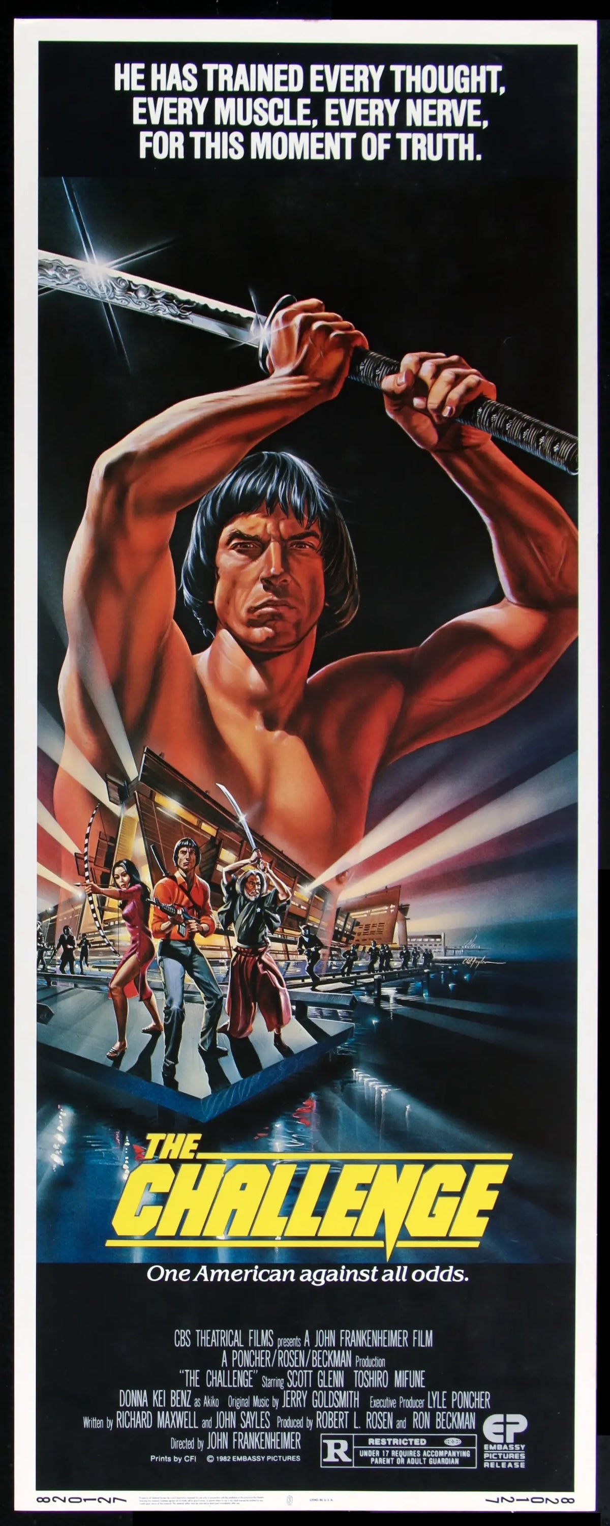 Challenge (1982) original movie poster for sale at Original Film Art - Vintage Movie Posters