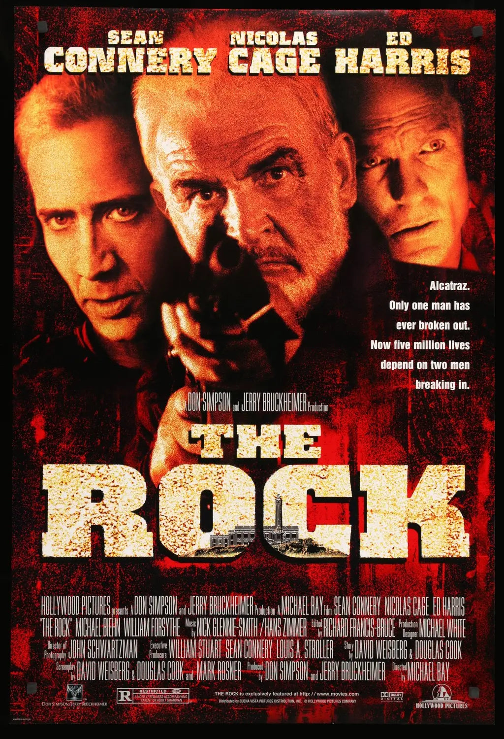 Rock (1996) original movie poster for sale at Original Film Art - Vintage Movie Posters