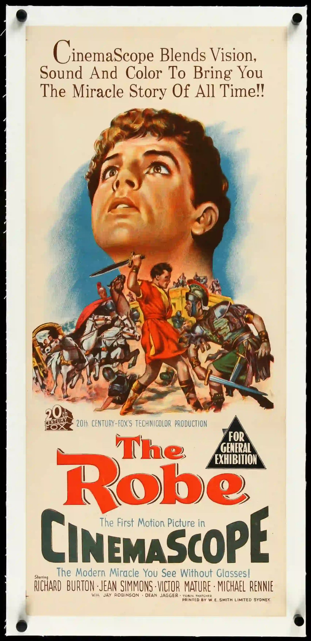 The Robe (1953) Original Australian Daybill Movie Poster - Original ...