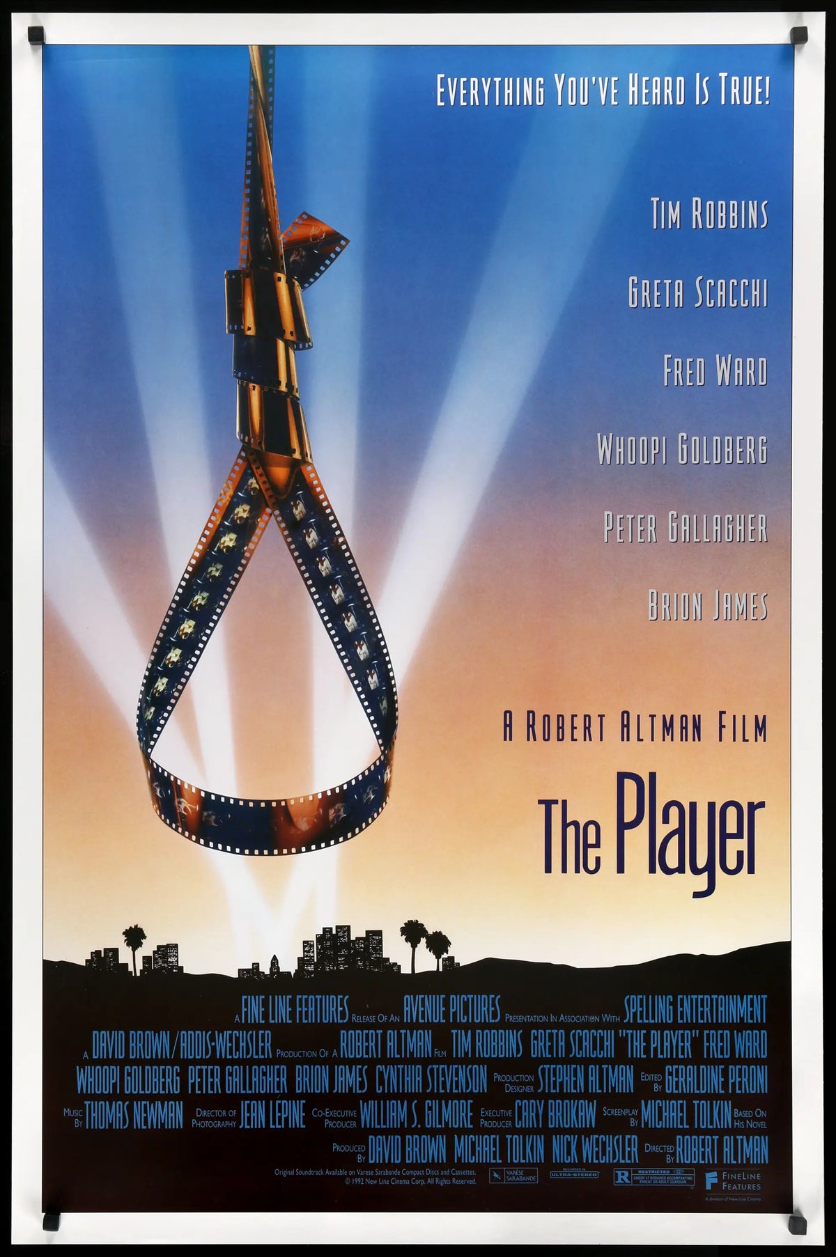 Player (1992) original movie poster for sale at Original Film Art