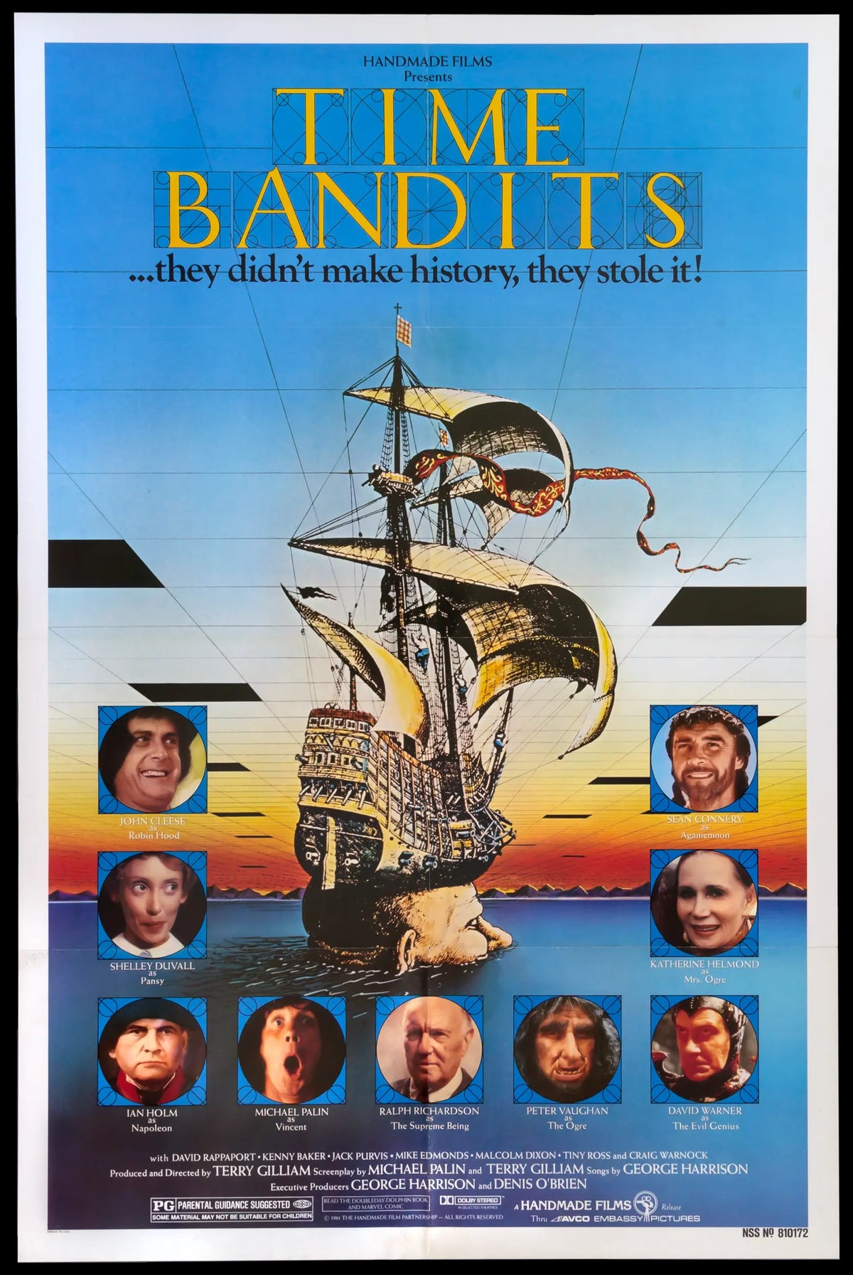 Time Bandits (1981) original movie poster for sale at Original Film Art - Vintage Movie Posters