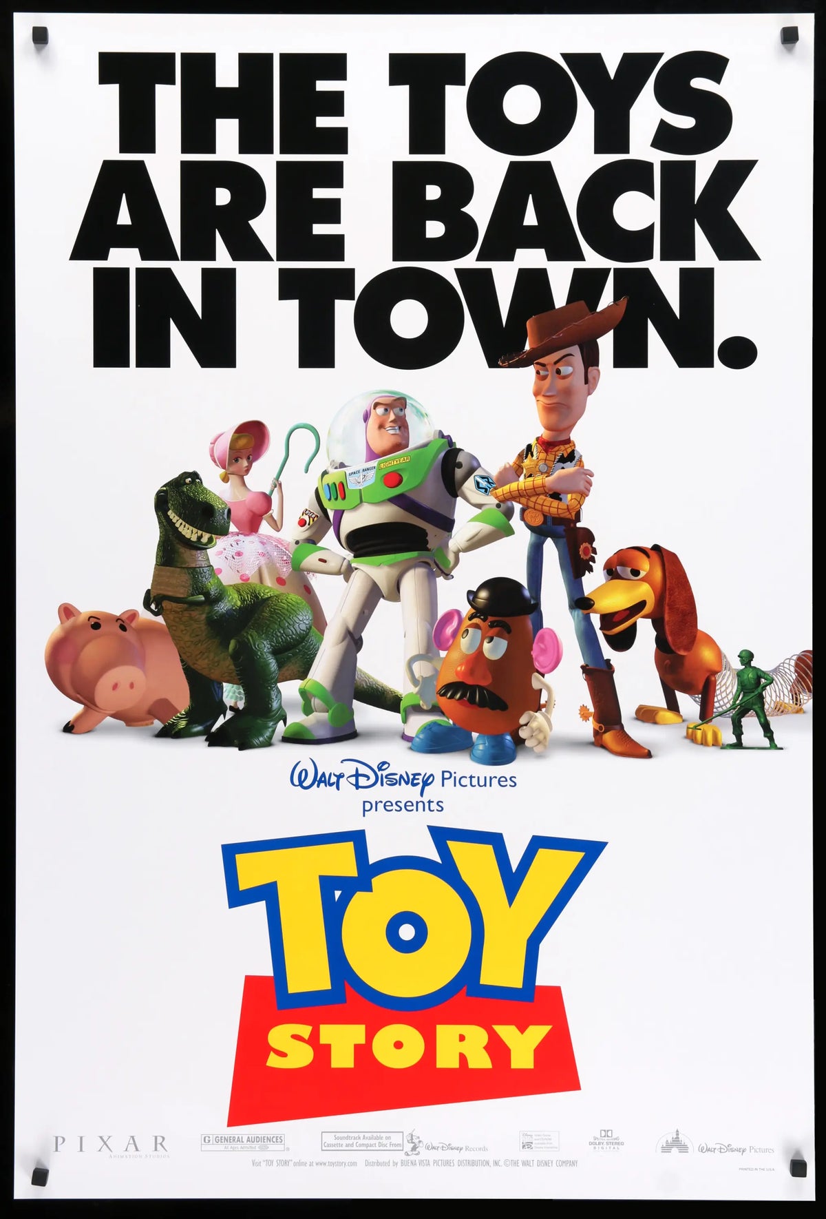 Toy Story (1995) original movie poster for sale at Original Film Art - Vintage Movie Posters