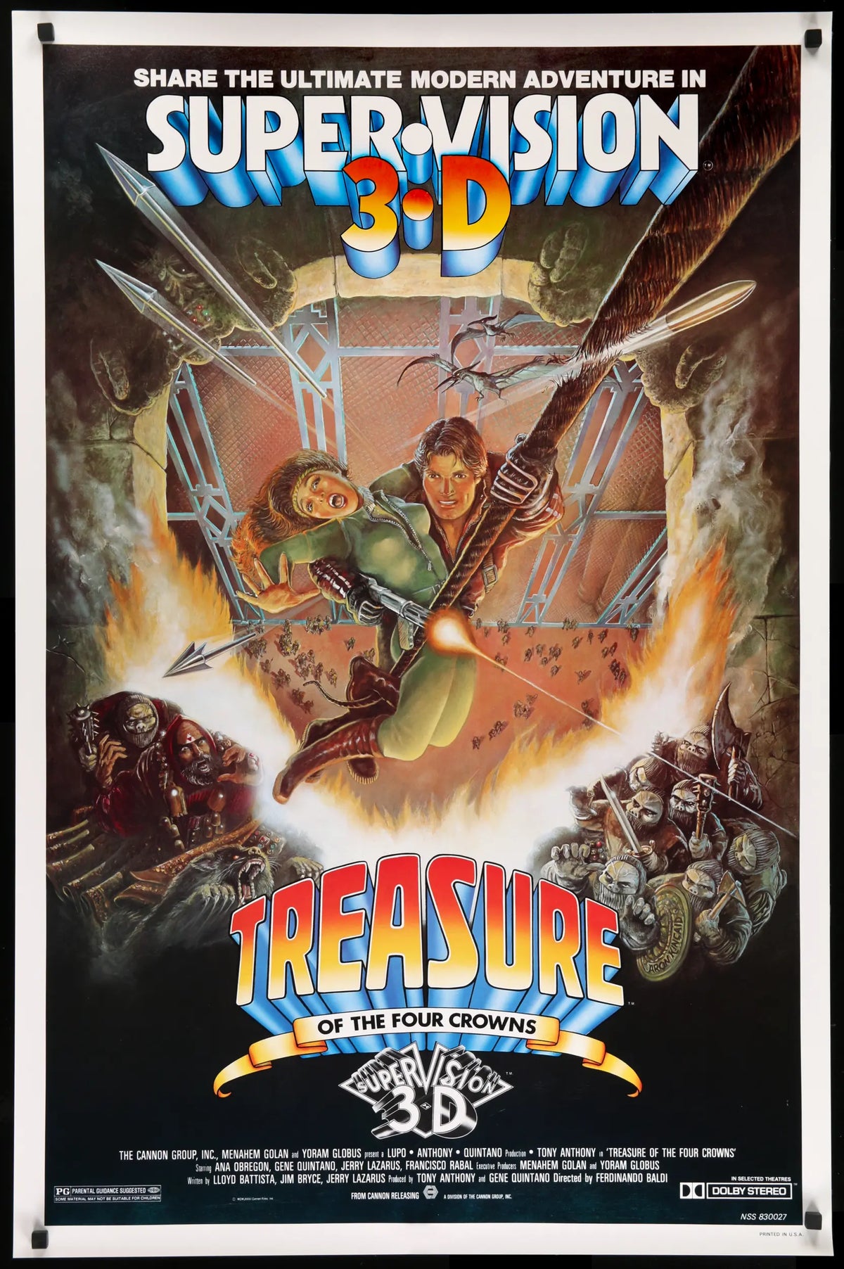 Treasure of the Four Crowns (1983) original movie poster for sale at Original Film Art