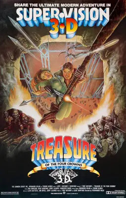 Treasure of the Four Crowns (1983) original movie poster for sale at Original Film Art - Vintage Movie Posters