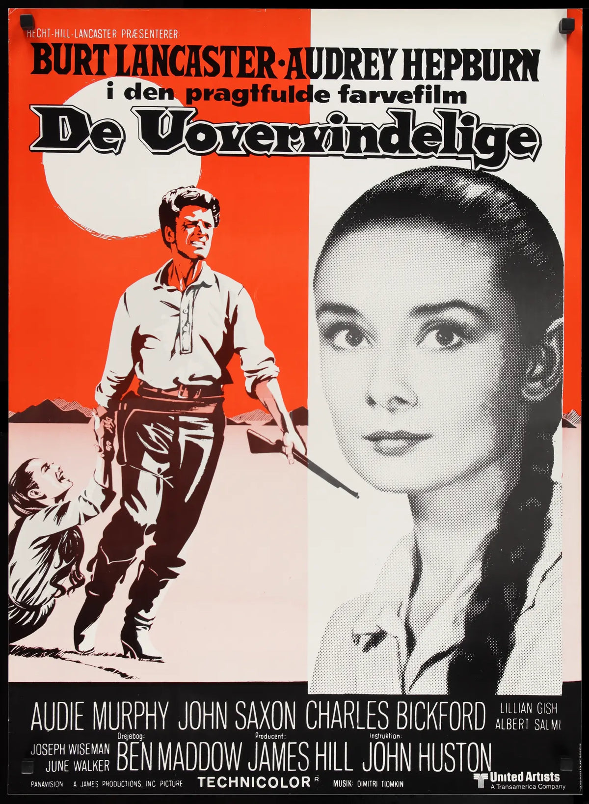 Unforgiven (1960) original movie poster for sale at Original Film Art - Vintage Movie Posters