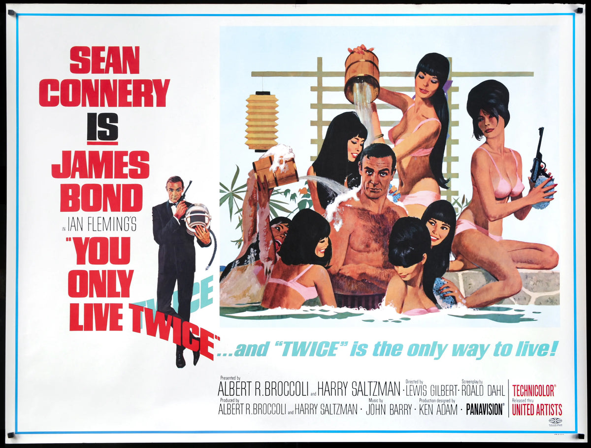 You Only Live Twice (1967) original movie poster for sale at Original Film Art - Vintage Movie Posters