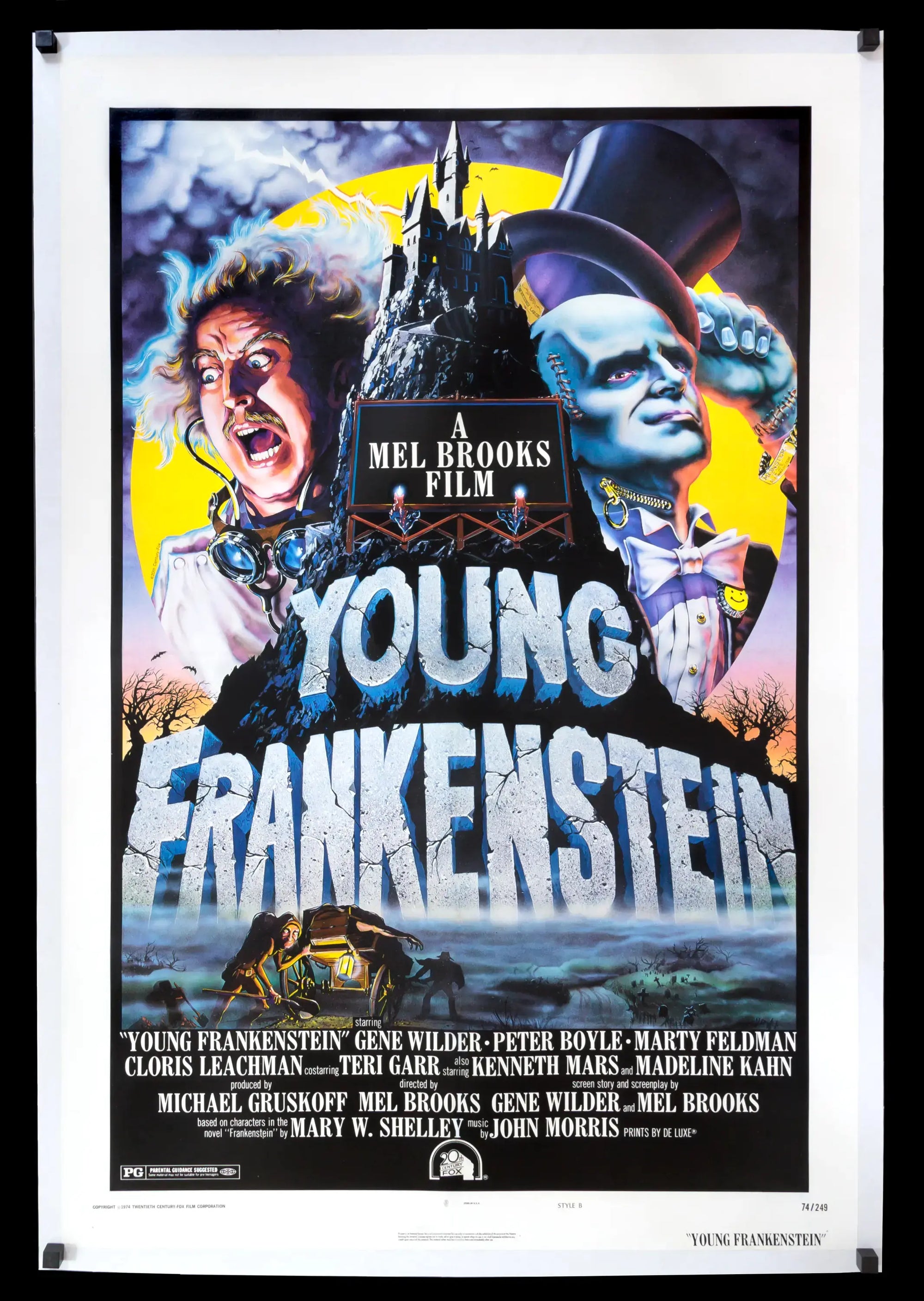 Young Frankenstein (1974) original movie poster for sale at Original Film Art