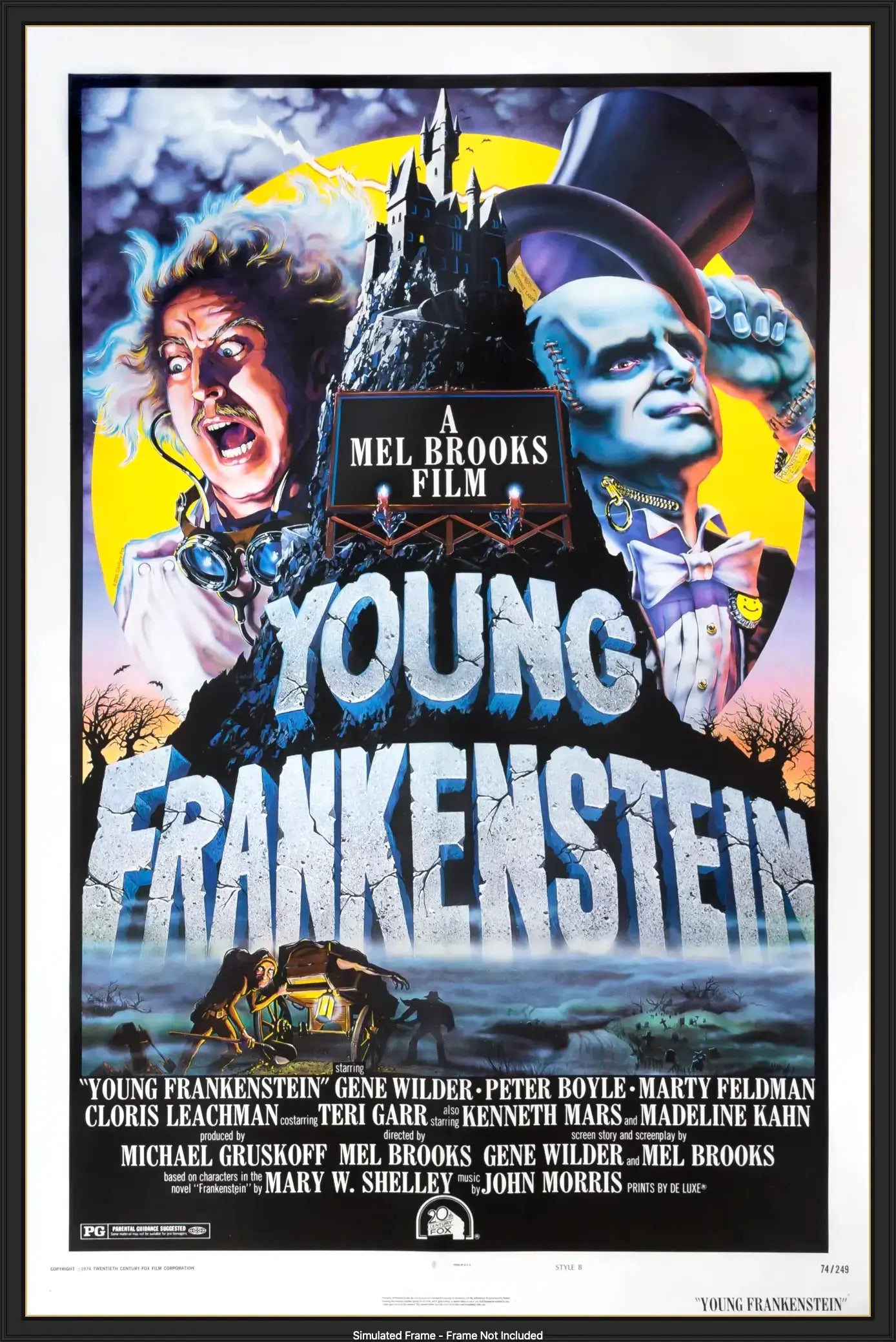 Young Frankenstein (1974) original movie poster for sale at Original Film Art