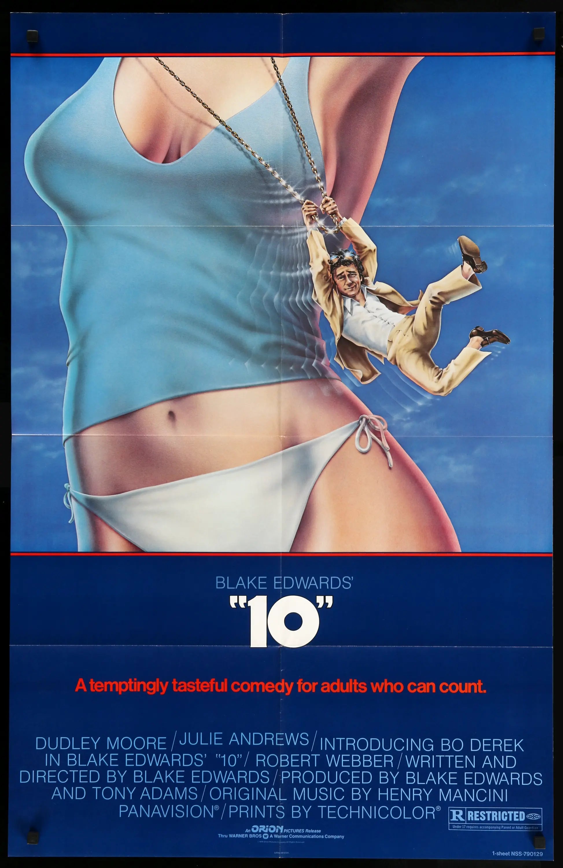 10 1979 Original One Sheet Movie Poster Original Film Art Vintage 10 1979 Original One Sheet Movie Poster Original Film Art Vintage