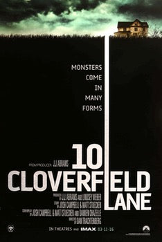 10 Cloverfield Lane (2016) original movie poster for sale at Original Film Art - Vintage Movie Posters