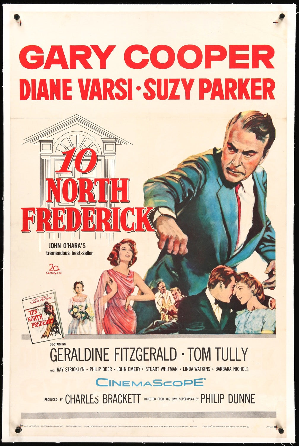 Ten North Frederick (1958) original movie poster for sale at Original Film Art