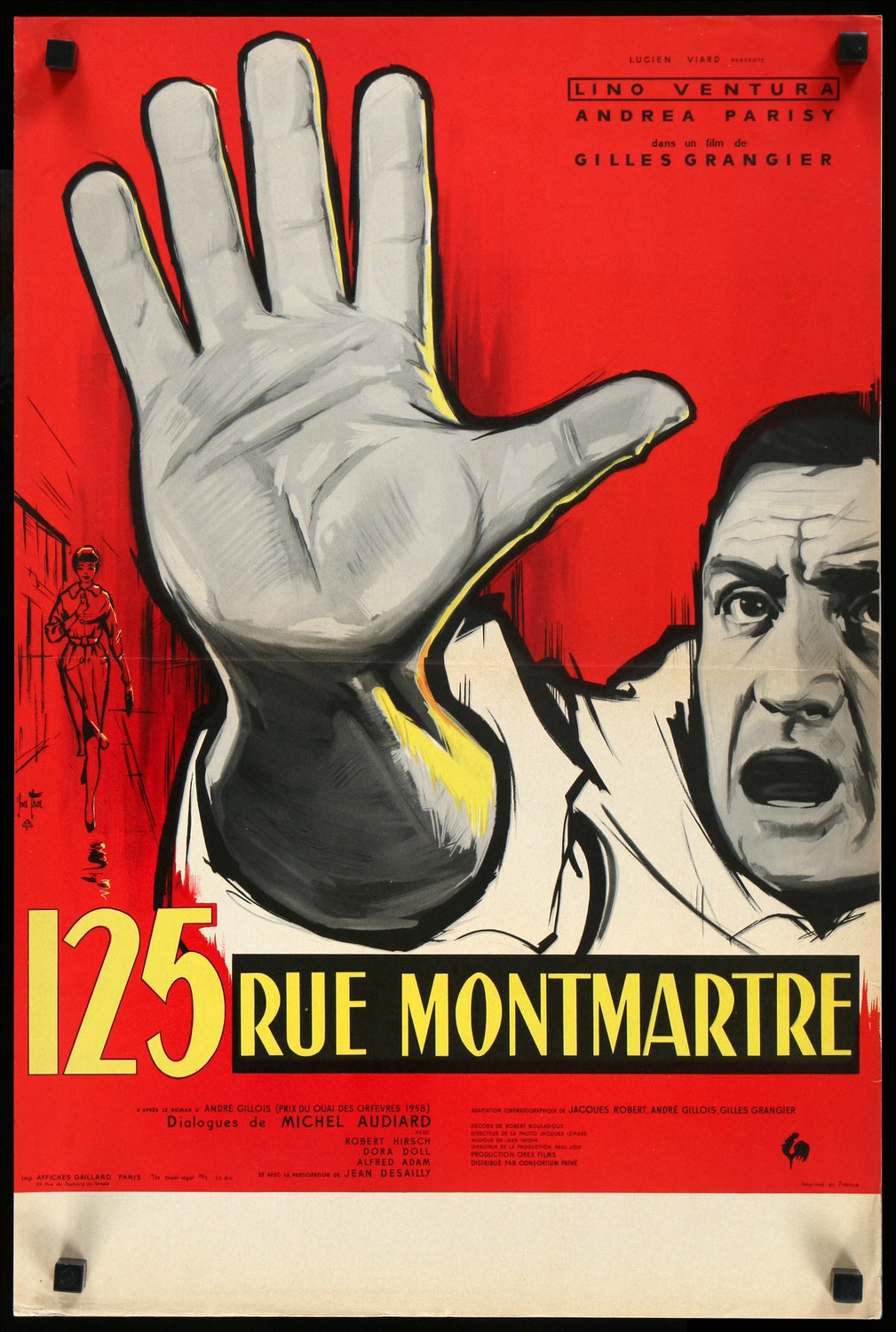 125 Rue Montmartre (1959) original movie poster for sale at Original Film Art - Vintage Movie Posters