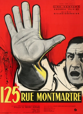 125 Rue Montmartre (1959) original movie poster for sale at Original Film Art - Vintage Movie Posters