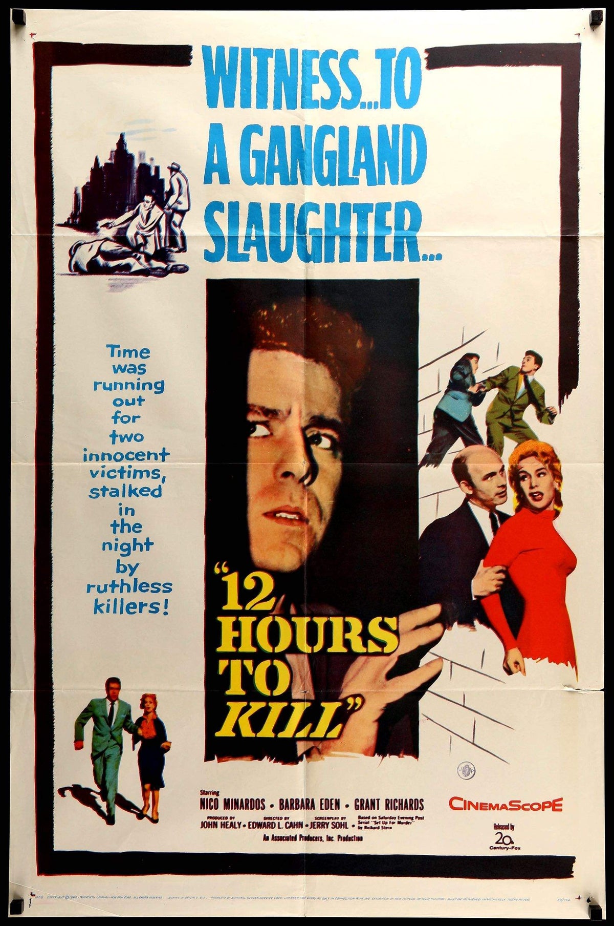 Twelve Hours to Kill (1960) original movie poster for sale at Original Film Art
