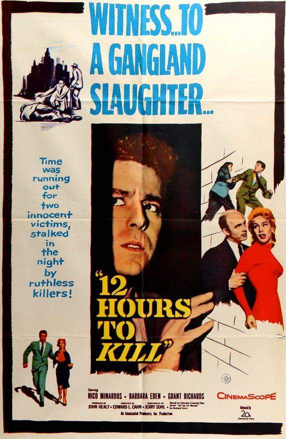 Twelve Hours to Kill (1960) original movie poster for sale at Original Film Art - Vintage Movie Posters