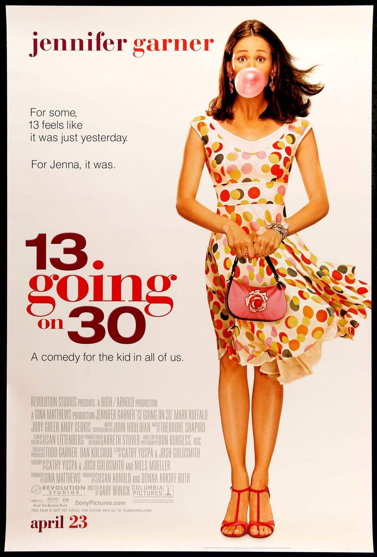 13 Going on 30 (2004) original movie poster for sale at Original Film Art - Vintage Movie Posters