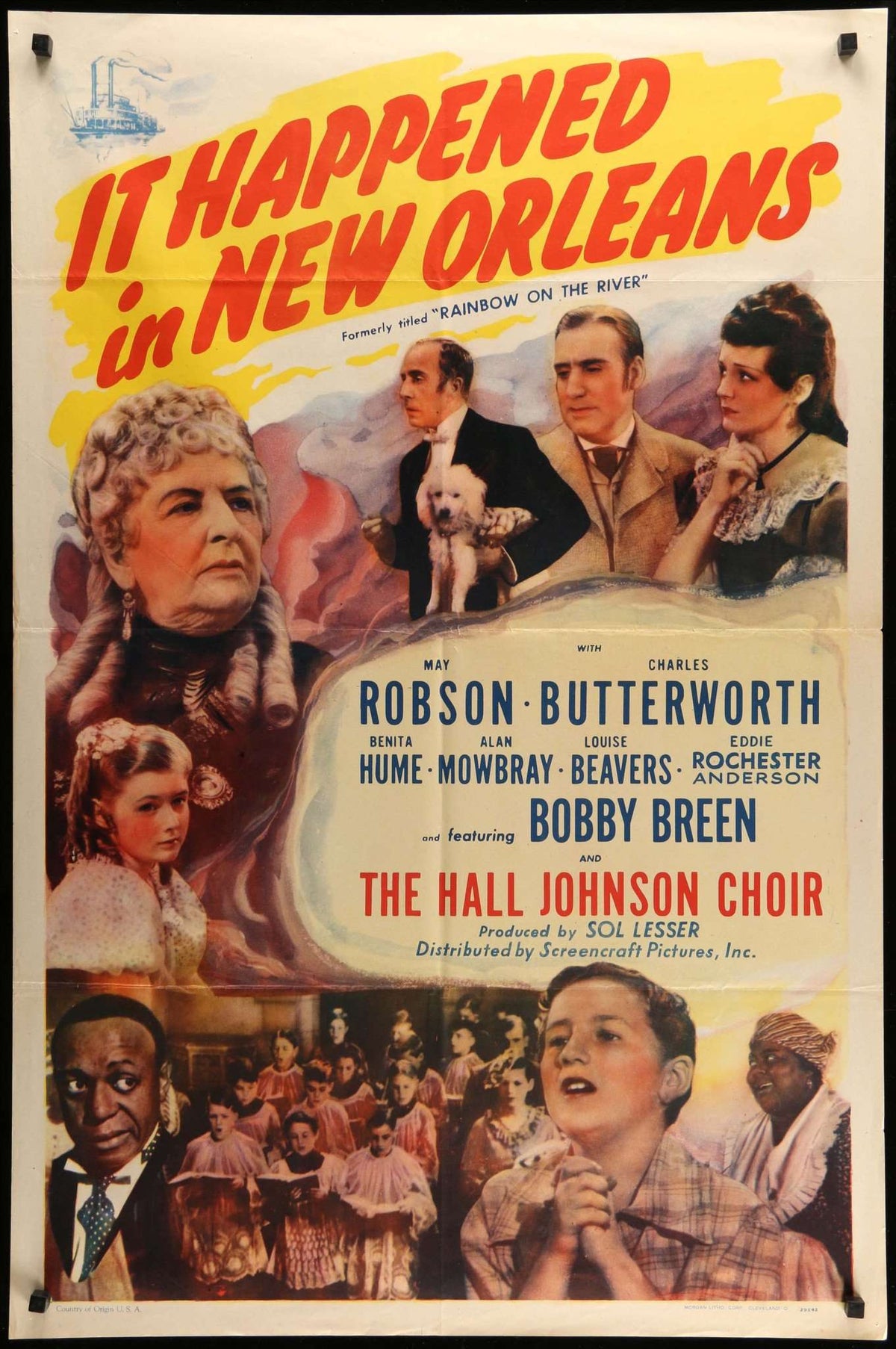 Rainbow on the River (1936) original movie poster for sale at Original Film Art