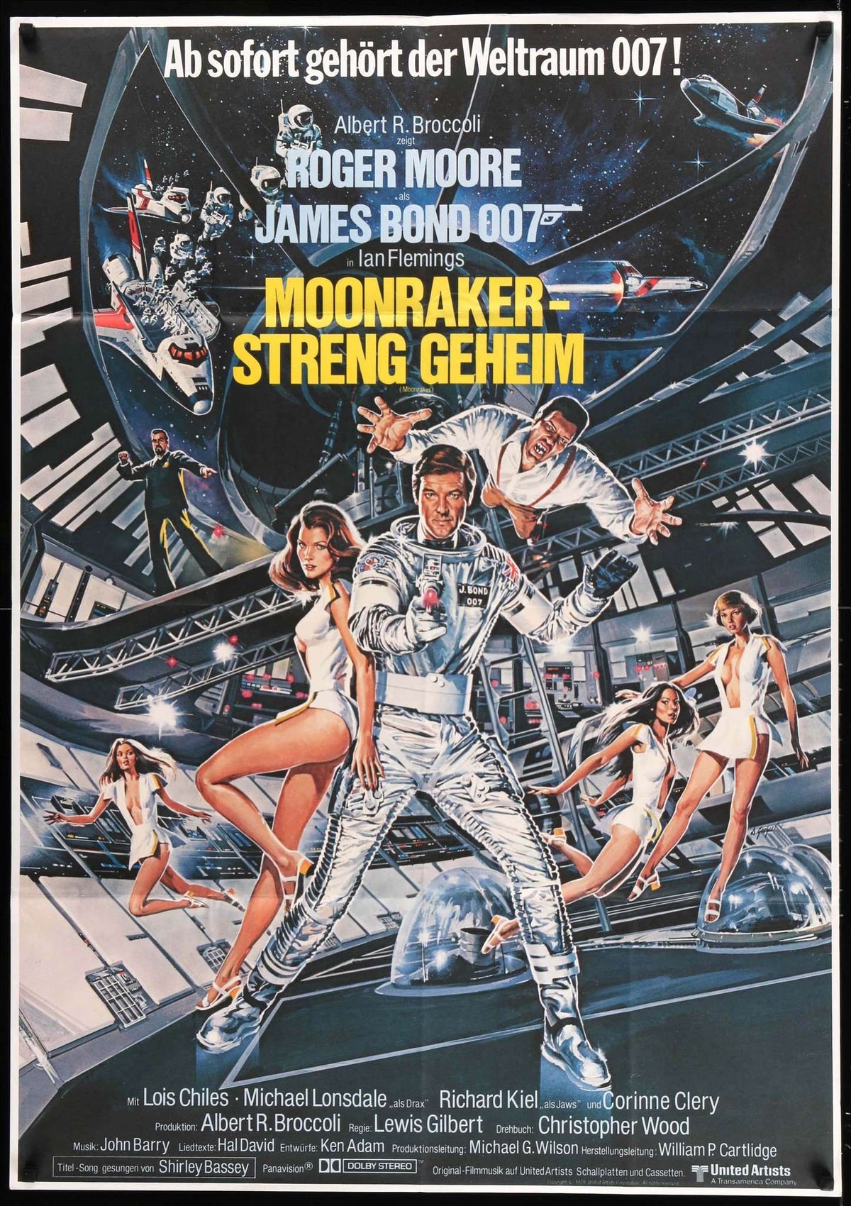 Moonraker (1979) original movie poster for sale at Original Film Art - Vintage Movie Posters