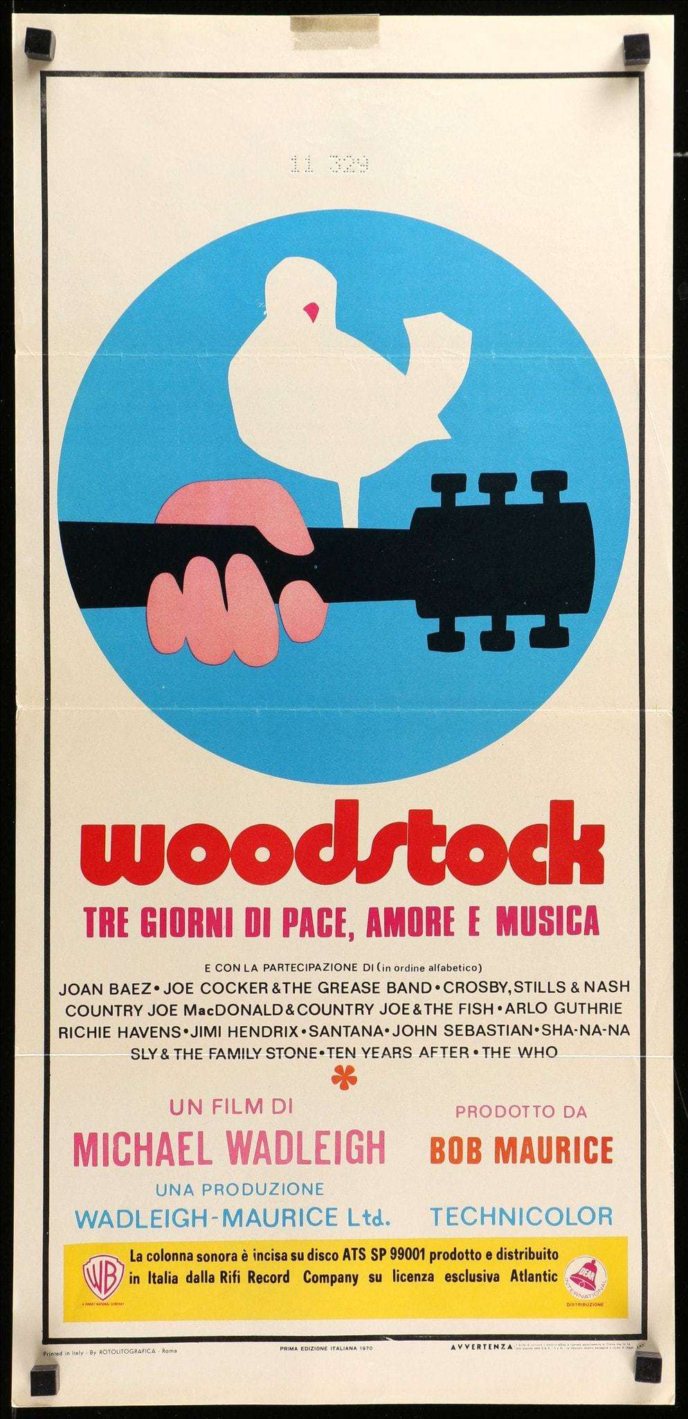 Woodstock (1970) original movie poster for sale at Original Film Art - Vintage Movie Posters