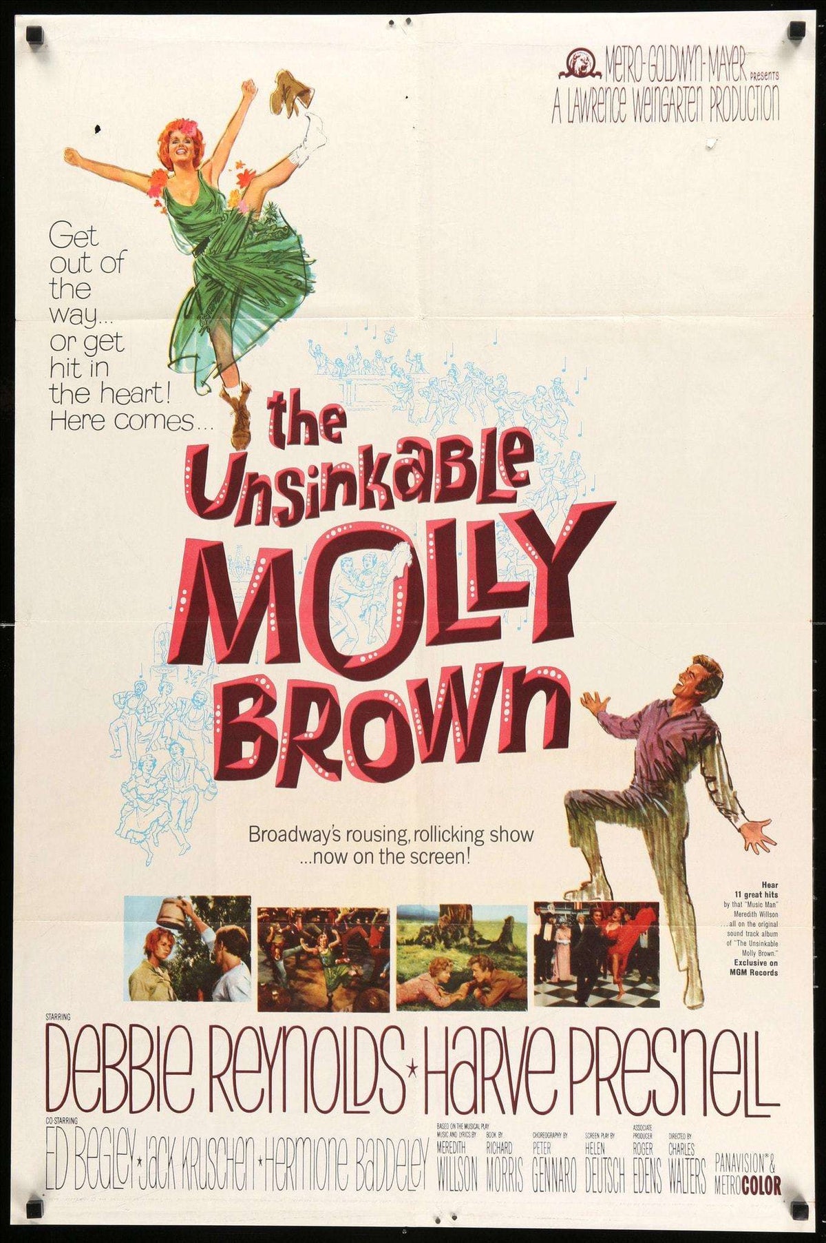 Unsinkable Molly Brown (1964) original movie poster for sale at Original Film Art