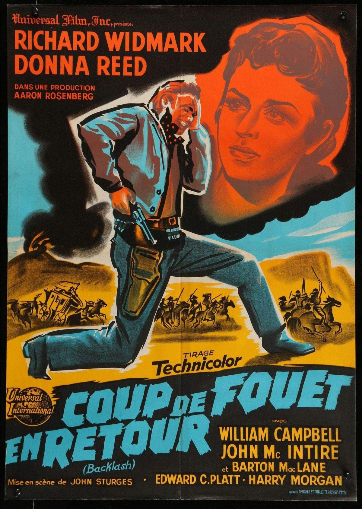Backlash (1956) original movie poster for sale at Original Film Art - Vintage Movie Posters