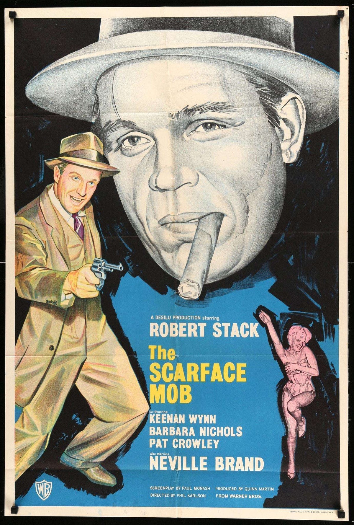 Scarface Mob (1959) original movie poster for sale at Original Film Art