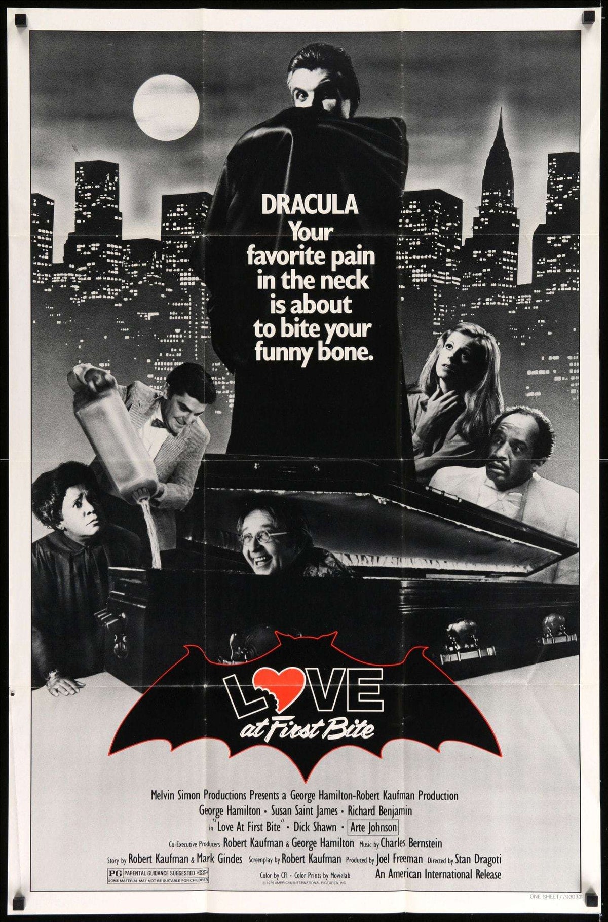 Love at First Bite (1979) original movie poster for sale at Original Film Art - Vintage Movie Posters