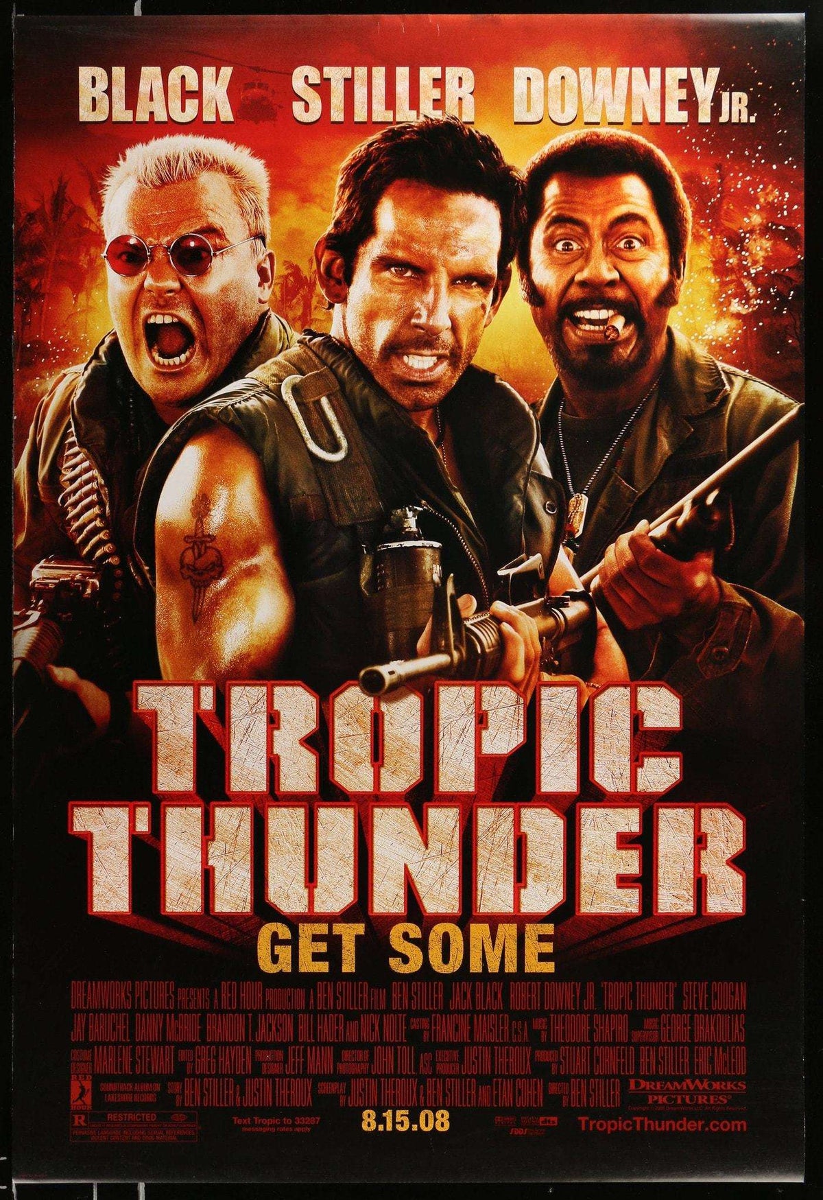 Tropic Thunder (2008) original movie poster for sale at Original Film Art