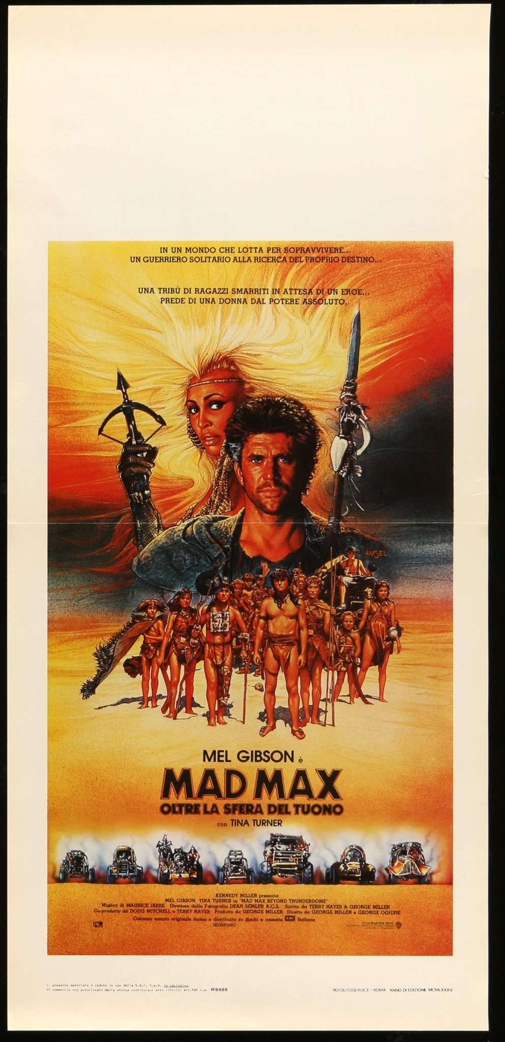 Mad Max Beyond Thunderdome (1985) original movie poster for sale at Original Film Art - Vintage Movie Posters