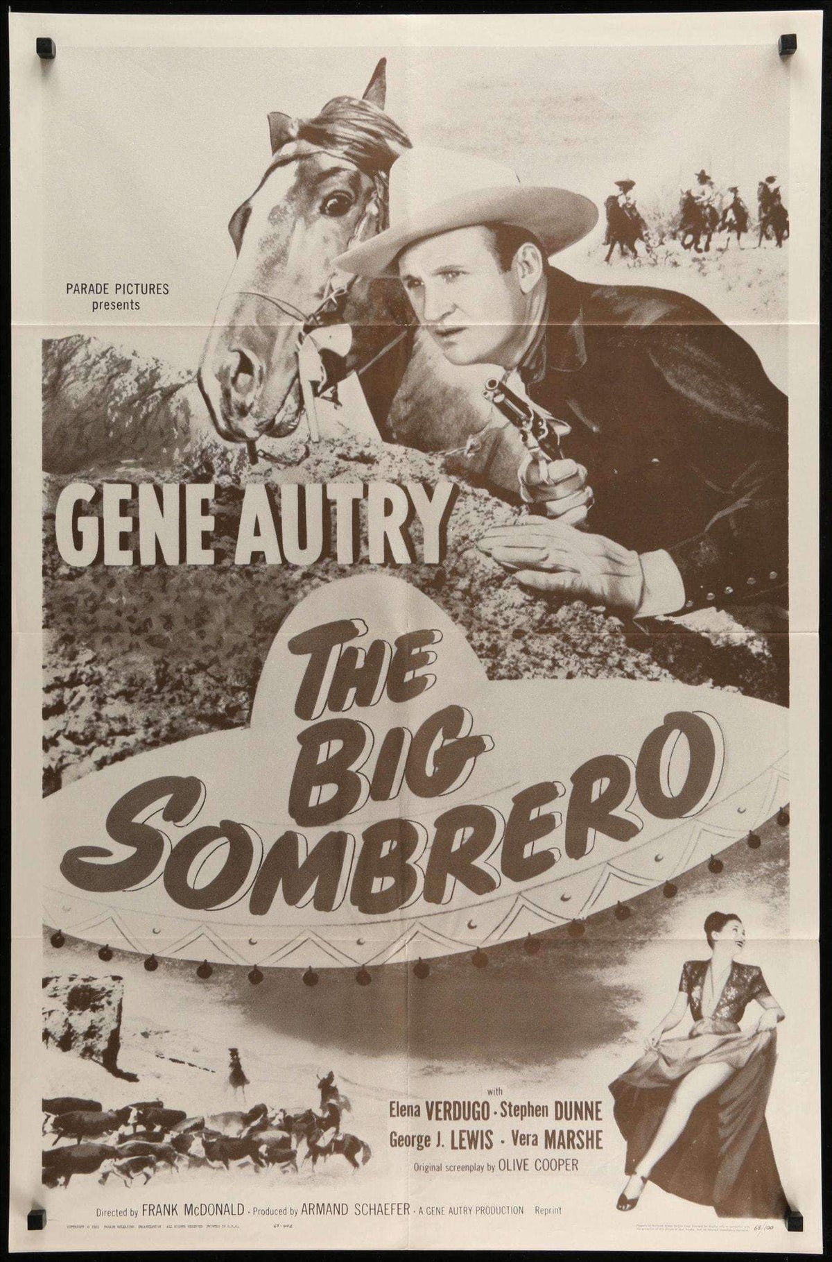 Big Sombrero (1948) original movie poster for sale at Original Film Art