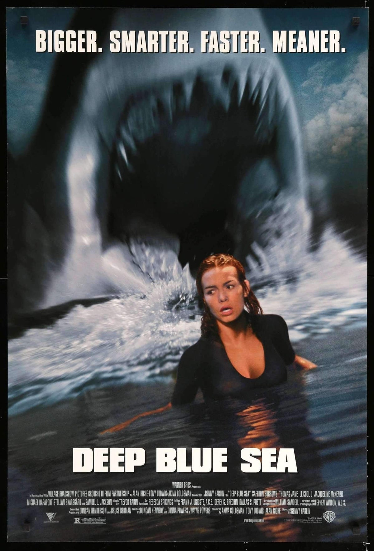 Deep Blue Sea (1999) original movie poster for sale at Original Film Art - Vintage Movie Posters