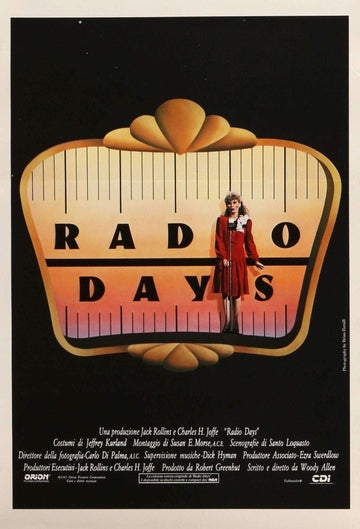 Radio Days (1987) original movie poster for sale at Original Film Art
