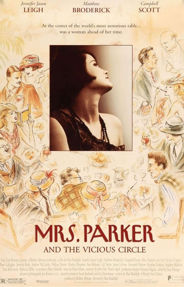 Mrs. Parker and the Vicious Circle (1994) original movie poster for sale at Original Film Art - Vintage Movie Posters