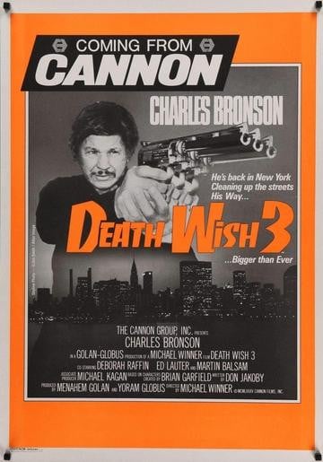 Death Wish 3 (1985) original movie poster for sale at Original Film Art