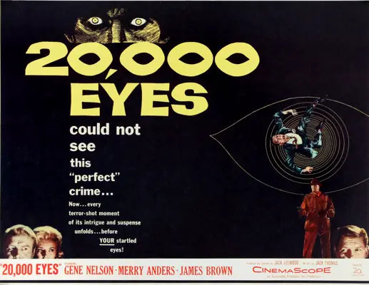 20,000 Eyes (1961) original movie poster for sale at Original Film Art