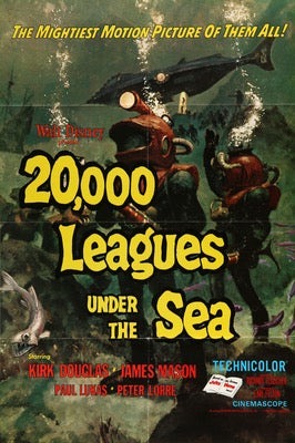 20,000 Leagues Under The Sea (1955) original movie poster for sale at Original Film Art