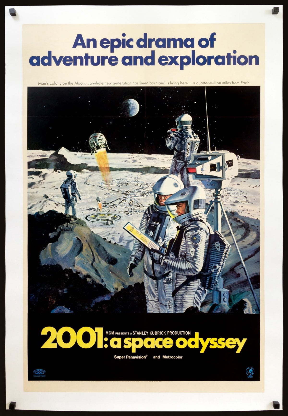 2001: A Space Odyssey (1968) original movie poster for sale at Original Film Art