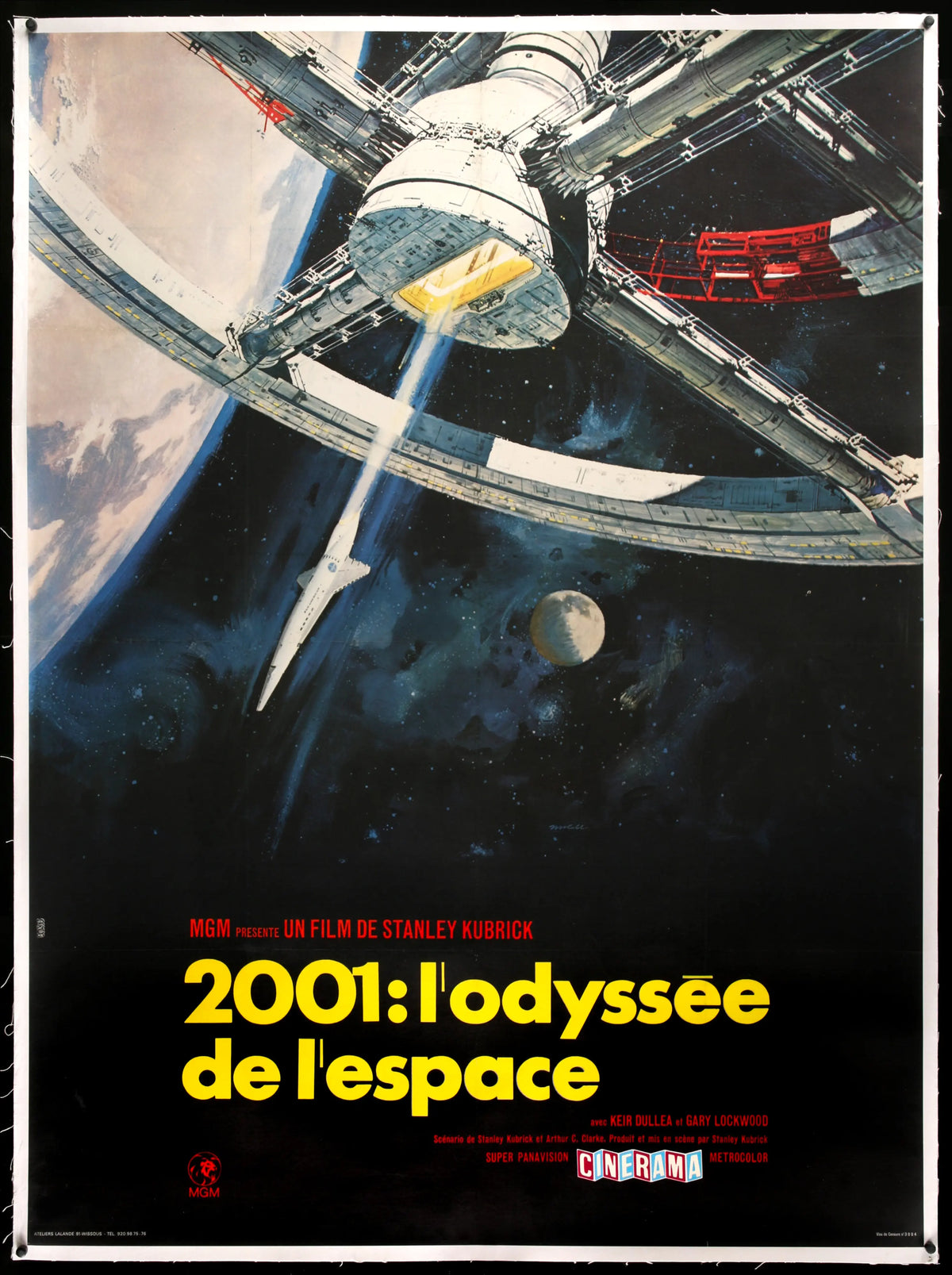 2001: A Space Odyssey (1968) original movie poster for sale at Original Film Art