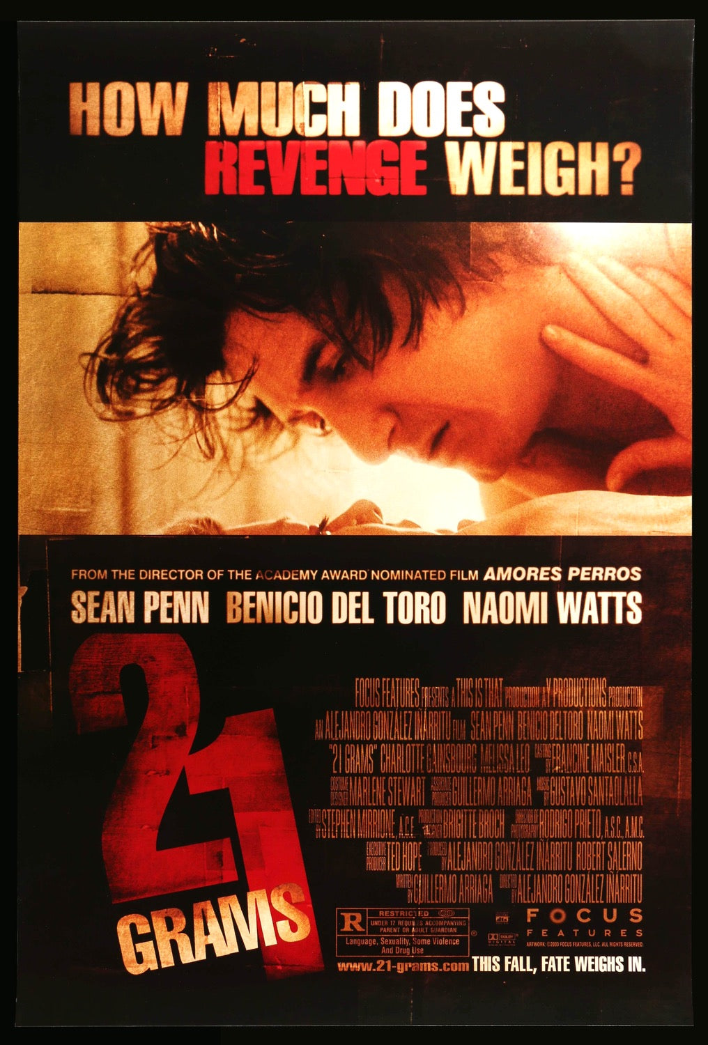 21 Grams (2003) original movie poster for sale at Original Film Art - Vintage Movie Posters