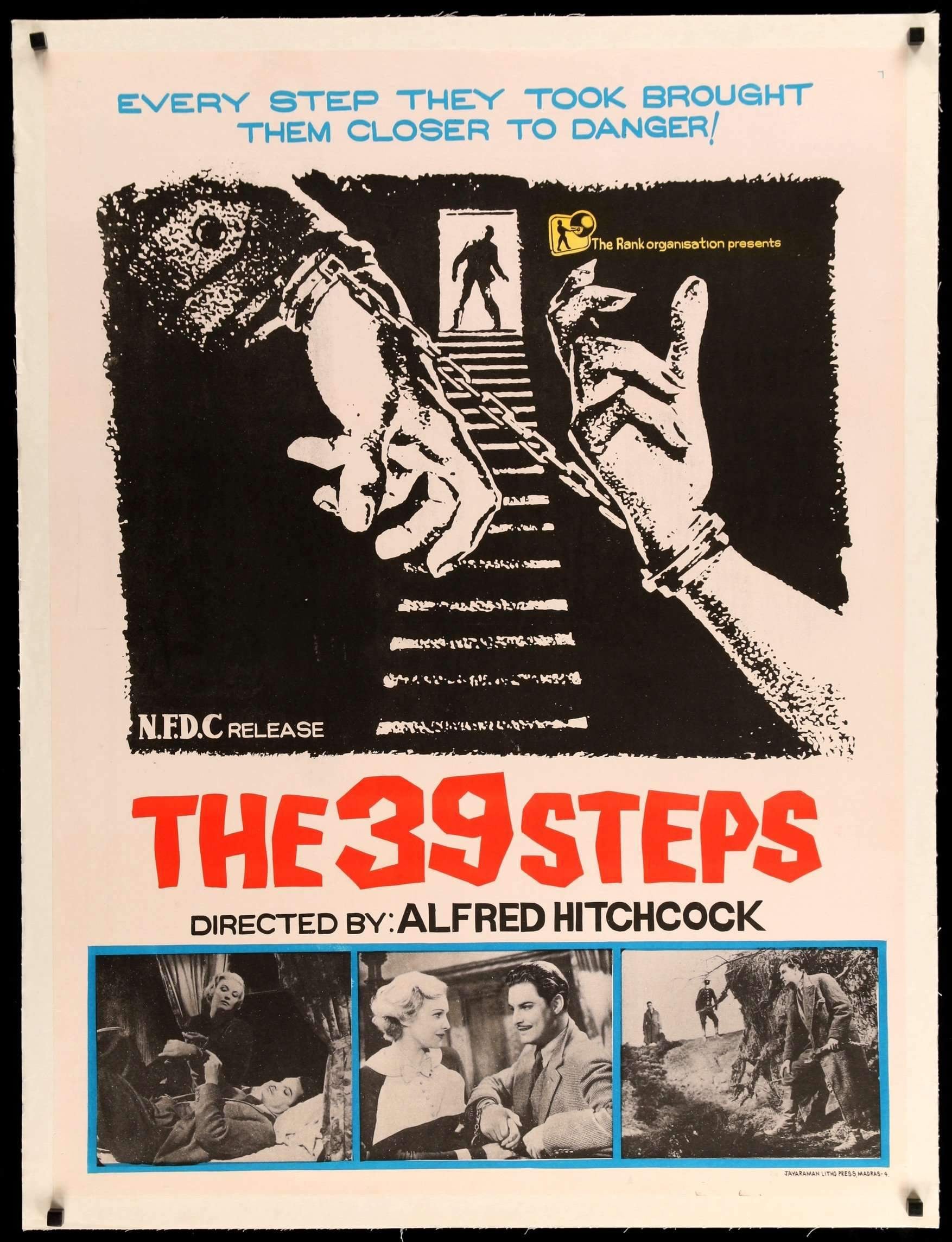 39 Steps (1935) original movie poster for sale at Original Film Art