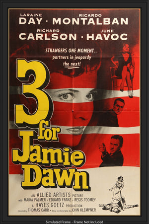 Three For Jamie Dawn (1956) original movie poster for sale at Original Film Art
