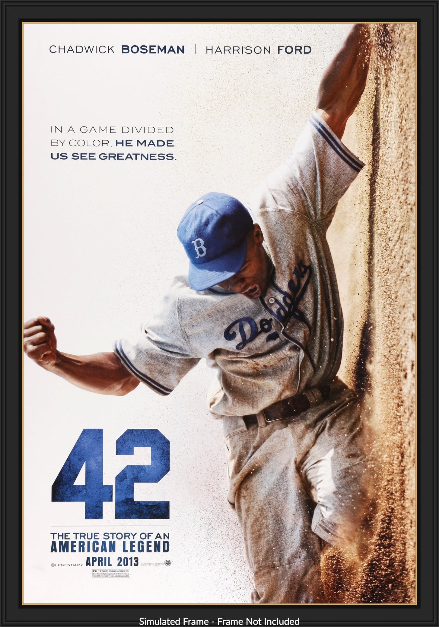 42 (2013) original movie poster for sale at Original Film Art - Vintage Movie Posters