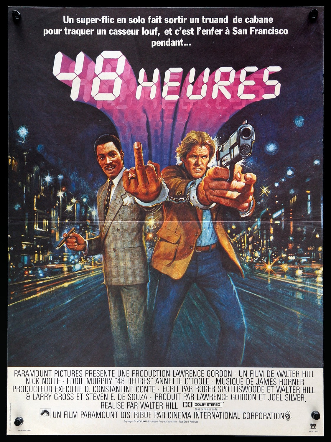 48 Hrs. (1982) original movie poster for sale at Original Film Art
