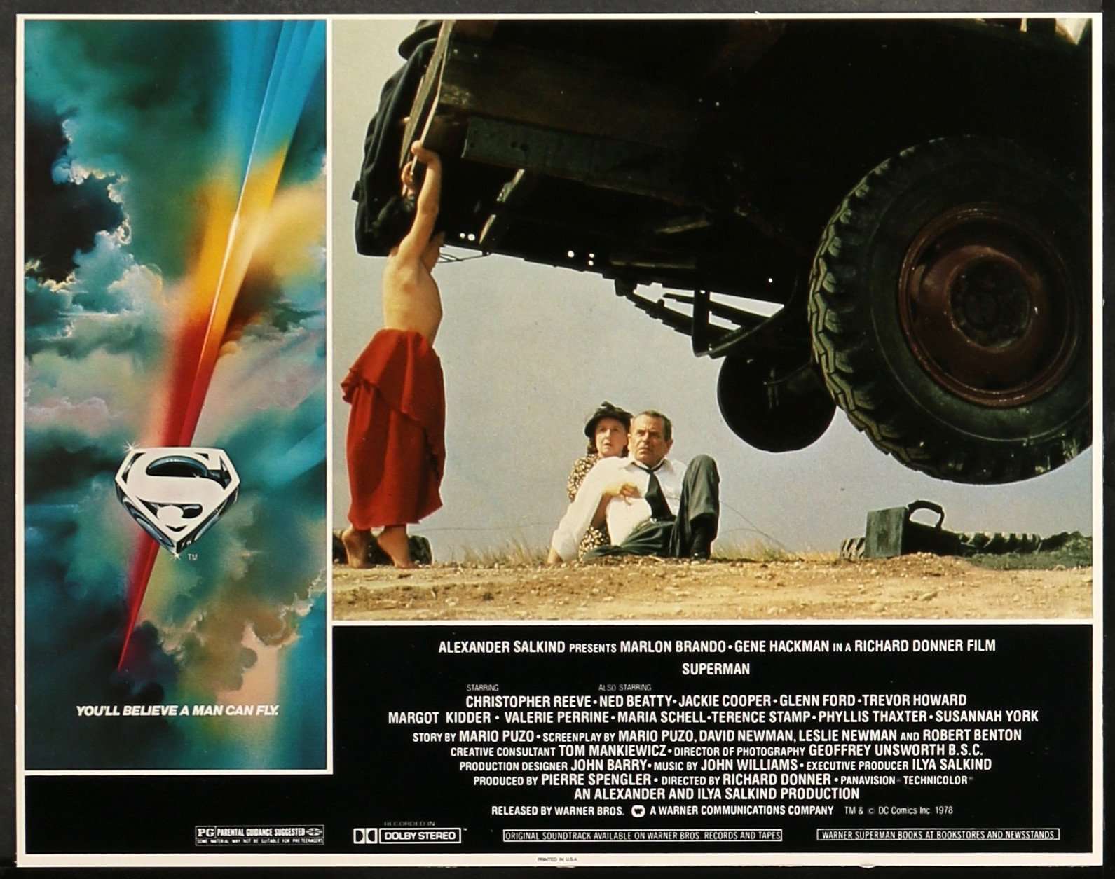 Superman: The Movie (1978) Lobby Cards - Set of 8 original movie poster for sale at Original Film Art