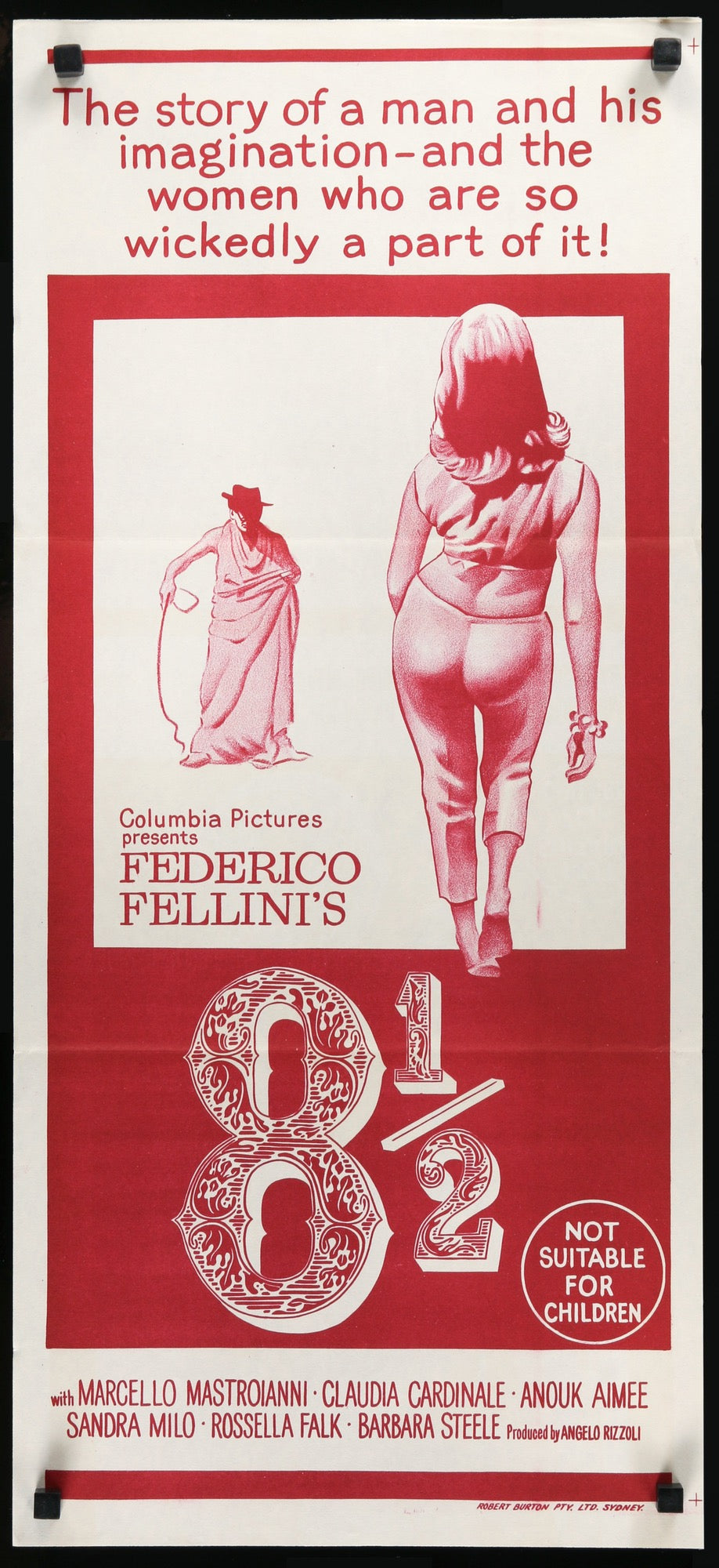 8 1/2 (1963) original movie poster for sale at Original Film Art