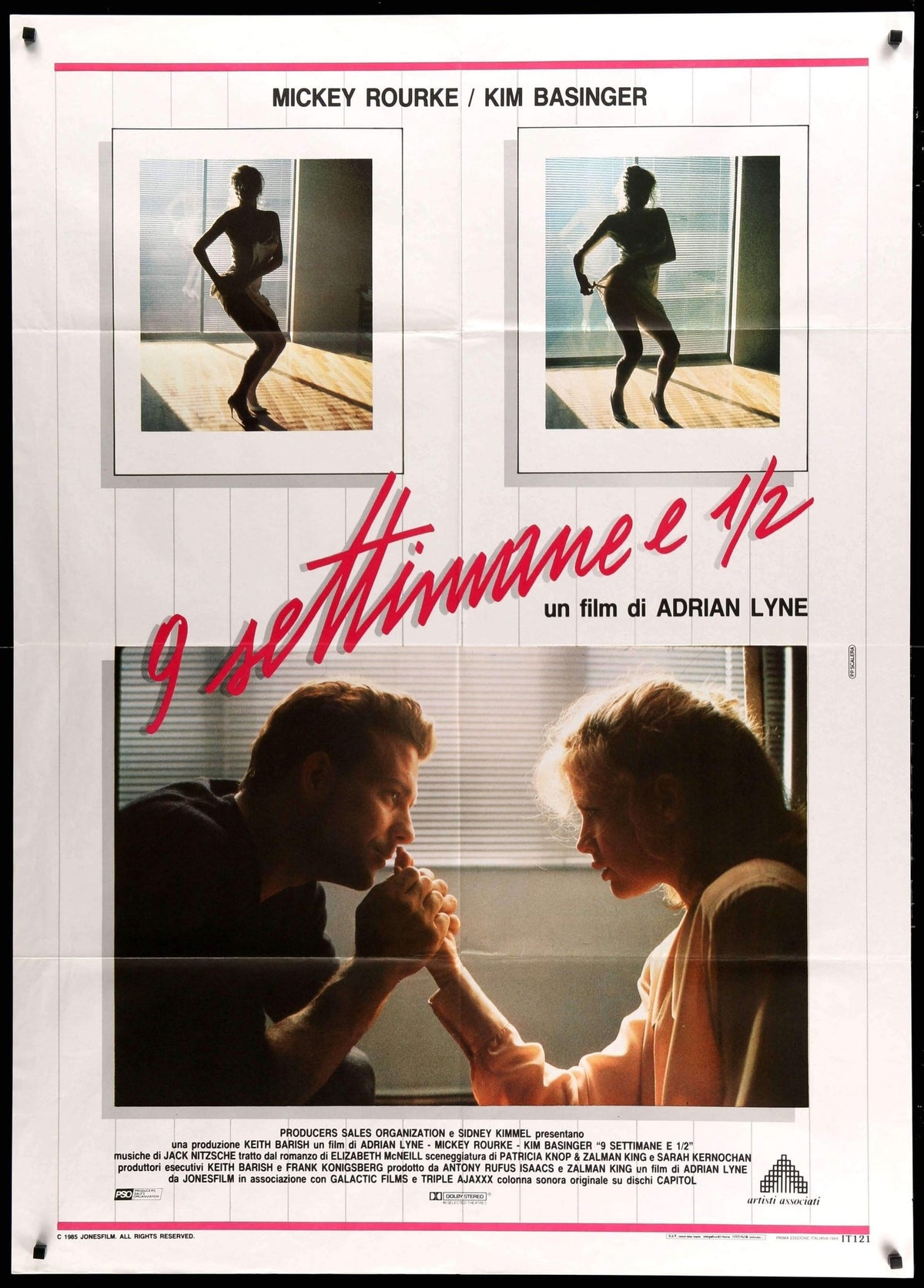 9 1/2 Weeks (1986) original movie poster for sale at Original Film Art - Vintage Movie Posters