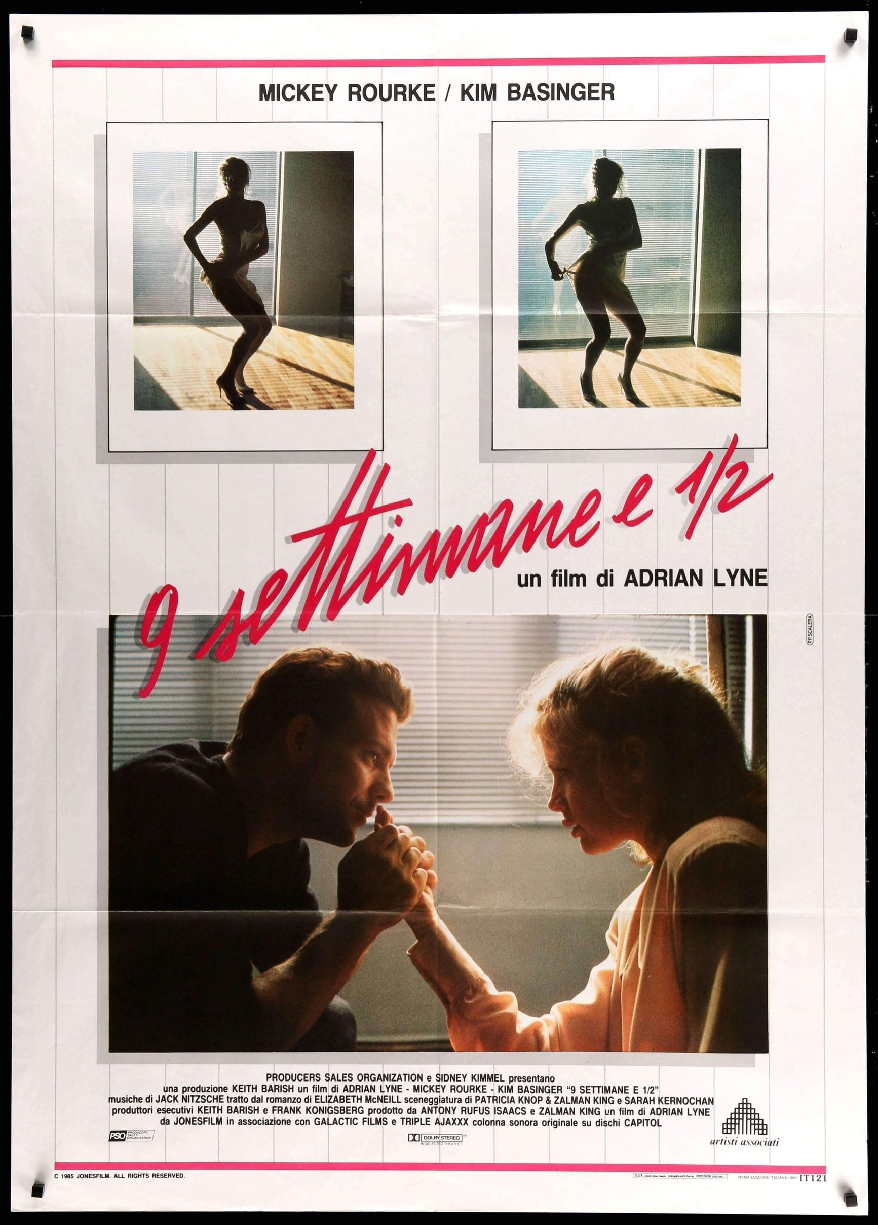 9 1/2 Weeks (1986) original movie poster for sale at Original Film Art - Vintage Movie Posters
